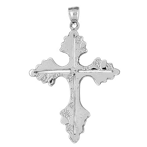 Jewels Obsession Cross Pendant 44 mm Sterling Silver 925 Cross Pendant 